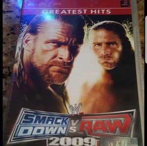 NEW RAW 2009 PSP GAME